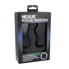 Масажер простати з вібрацією, максимальний діаметр 3,7 см, чорний Nexus Ridge Rider Plus Black