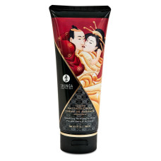 Їстівний масажний крем зі смаком полуничного ігристого вина Shunga Kissable Massage Cream Sparkling Strawberry Wine, 200 ml