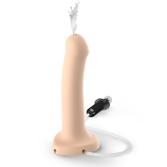 Кінчаючий фалоімітатор, довжина 19,6 см, діаметр 3,6 см - Strap-On-Me Dildo Cum Flesh