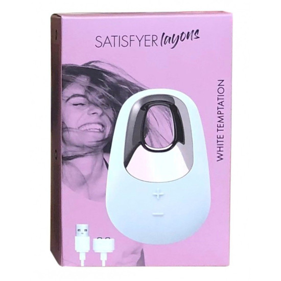 Вібратор потужний водонепроникний Satisfyer Lay-On White Temptation