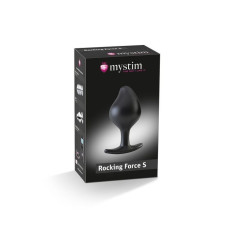 Силіконова анальна пробка для електростимулятора, діаметр 3,7 см Mystim Rocking Force S