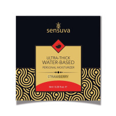Пробник густого мастила зі смаком полуниці Sensuva Ultra-Thick Water-Based Strawberry, 6 ml