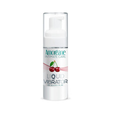Вишневий лубрикант з ефектом рідкого вібратора Amoreane Med Liquid Vibrator Cherry, 30 ml