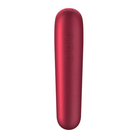Смарт вібратор і вакуумний стимулятор 2 в 1, рожевий Satisfyer Dual Love Pink