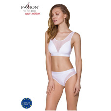 Топ із прозорою вставкою, білий Passion PS002 Top White, M