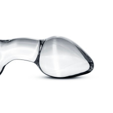 Скляний стимулятор простати, прозорий Gildo Glass Prostate Plug No. 13