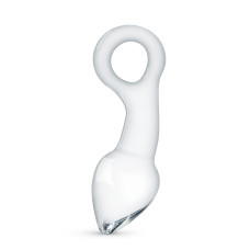 Скляний стимулятор простати, прозорий Gildo Glass Prostate Plug No. 13