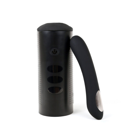 Інтерактивний набір мастурбатор Kiiroo Titan + стимулятор точки G, чорний Kiiroo Titan + Pearl 2 Couple Set Black