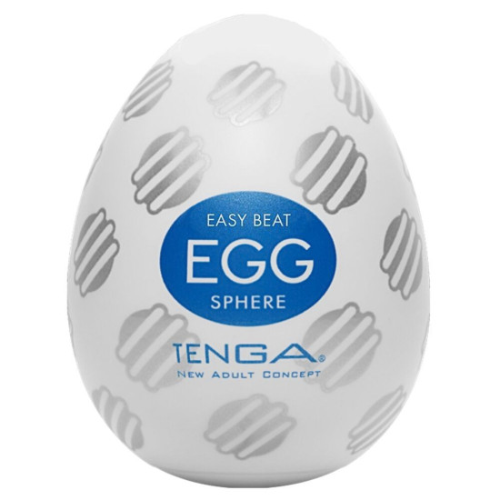 Мастурбатор-яйце з багаторівневим рельєфом Tenga Egg Sphere