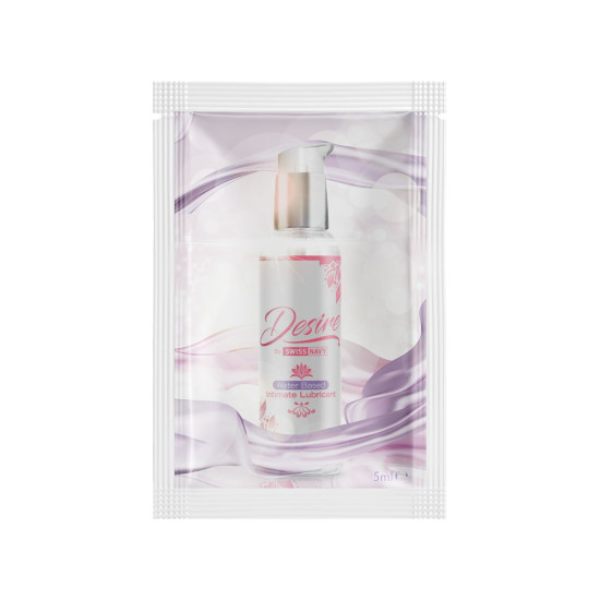 Пробник лубриканта на водной основе Desire by Swiss Navy, 5 ml
