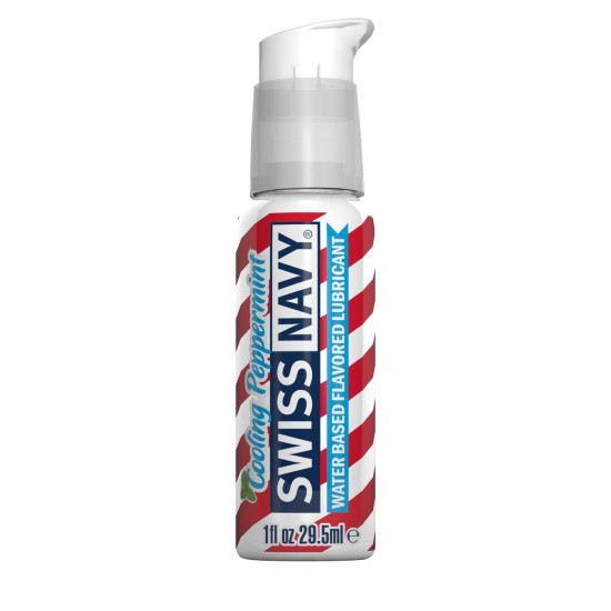 Съедобная смазка для секса с мятным вкусом на водной основе Swiss Navy Cooling Peppermint, 29.5 ml