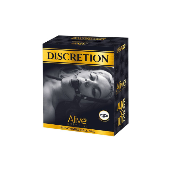 Кляп, чорний Alive Discretion Black