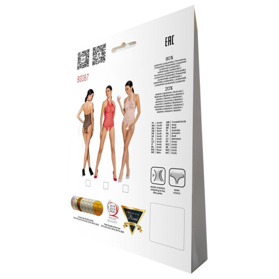 Бодистокинг, белый Passion BS087 White