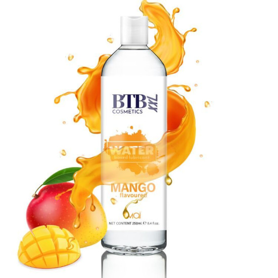 Лубрикант с ароматом манго на водной основе BTB Flavored Mango, 250 ml