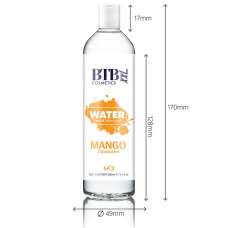 Лубрикант с ароматом манго на водной основе BTB Flavored Mango, 250 ml