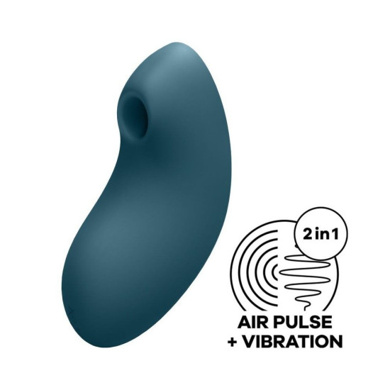 Вакуумний вібратор, синій Satisfyer Vulva Lover 2 Blue