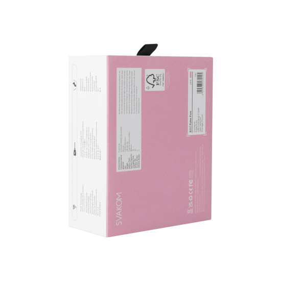 Вакуумный стимулятор, светло-розовый Svakom Pulse Pure Pale Pink