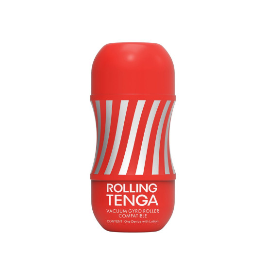 Мастурбатор з новим рельєфом для стимуляції обертанням Tenga Rolling Tenga Gyro Roller Cup