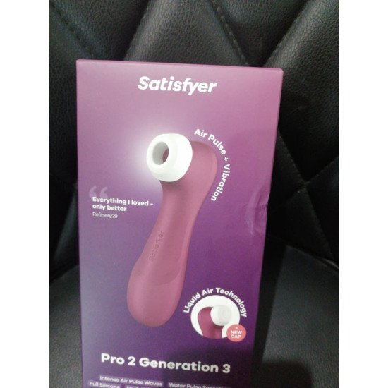 Вакуумный клиторальный стимулятор Satisfyer Pro 2 Generation 3 with Liquid Air (мятая упаковка)