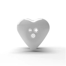Кліторальний вібратор з 8 режимами, дуже потужний, білий Mystim Heart's Desire White