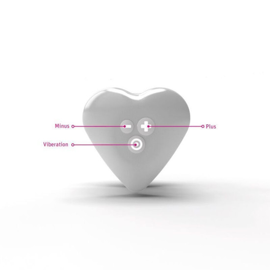 Кліторальний вібратор з 8 режимами, дуже потужний, білий Mystim Heart's Desire White