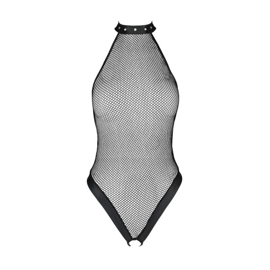 Боді-халтер з відкритим доступом, чорне Passion Moonlight Body Black, L/XL