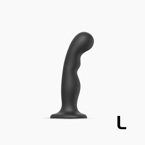Насадка для страпона для стимуляции точки P&G, чёрная Strap-On-Me Dildo Plug P&G Black, L