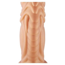 Силіконовий фалоімітатор злегка вигнутий Hismith Slightly Curved Silicone Dildo Monster Series