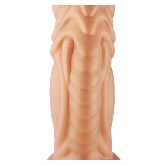 Силиконовый фаллоимитатор слегка изогнутый Hismith Slightly Curved Silicone Dildo Monster Series