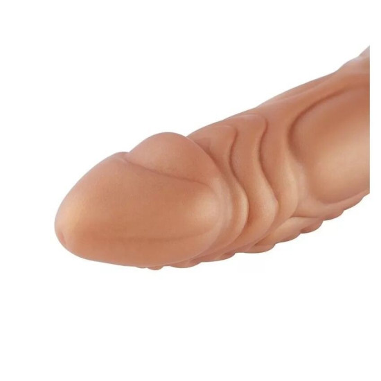 Силиконовый фаллоимитатор слегка изогнутый Hismith Slightly Curved Silicone Dildo Monster Series