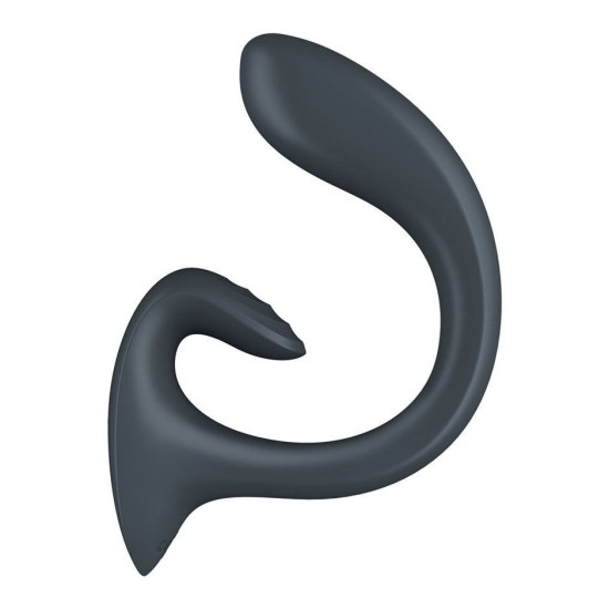 Вагінально-кліторальний вібратор з двома моторами, темно-сірий Satisfyer G for Goddess 1 Dark Grey
