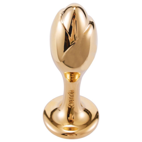 Анальна пробка з білим хвостом поні, форма троянди Lockink Sevanda White Pony-Tail Anal Rose-Shape Plug