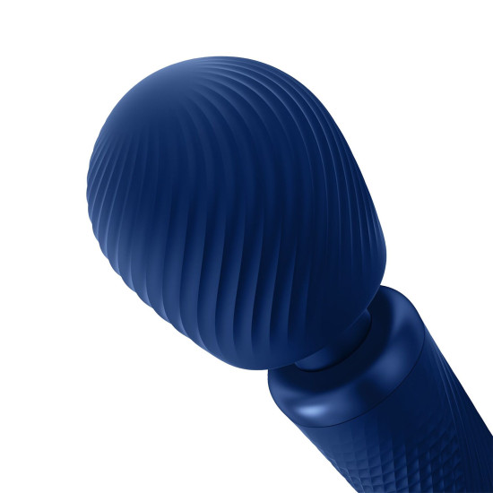 Суперпотужний вібромасажер, до 6 годин роботи, темно-синій Fun Factory VIM Vibrating Wand Midnight Blue