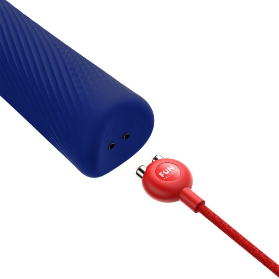Суперпотужний вібромасажер, до 6 годин роботи, темно-синій Fun Factory VIM Vibrating Wand Midnight Blue