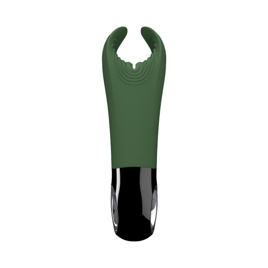 Вібратор для пеніса, підходить для парних ігор, зелений Fun Factory Manta Moss Green/Black