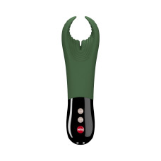 Вібратор для пеніса, підходить для парних ігор, зелений Fun Factory Manta Moss Green/Black