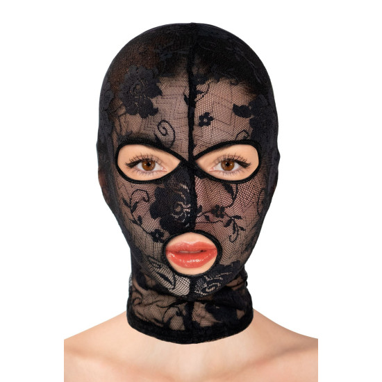 Капюшон для БДСМ с узором Fetish Tentation Patterned Fishnet Hood