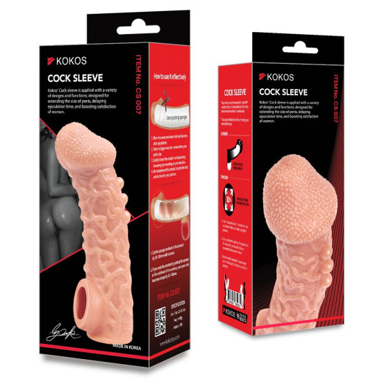 Насадка на член Kokos Cock Sleeve CS 007, M