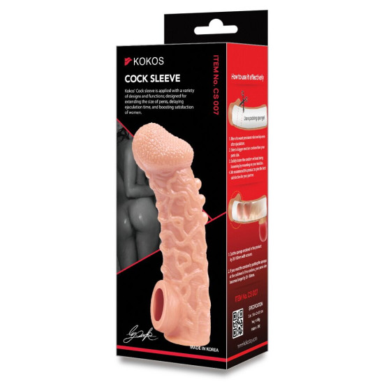Насадка на член Kokos Cock Sleeve CS 007, M