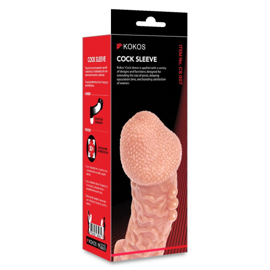 Насадка на член Kokos Cock Sleeve CS 007, M
