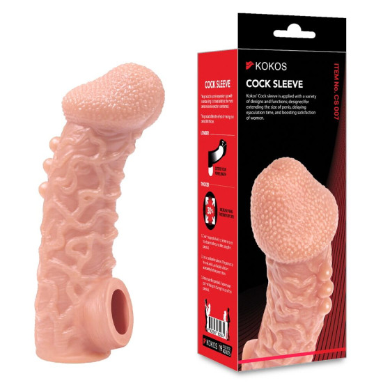 Насадка на член Kokos Cock Sleeve CS 007, M