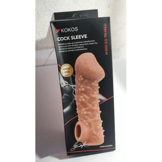 Насадка на член Kokos Cock Sleeve CS 009 M (м'ята упаквка!!!)