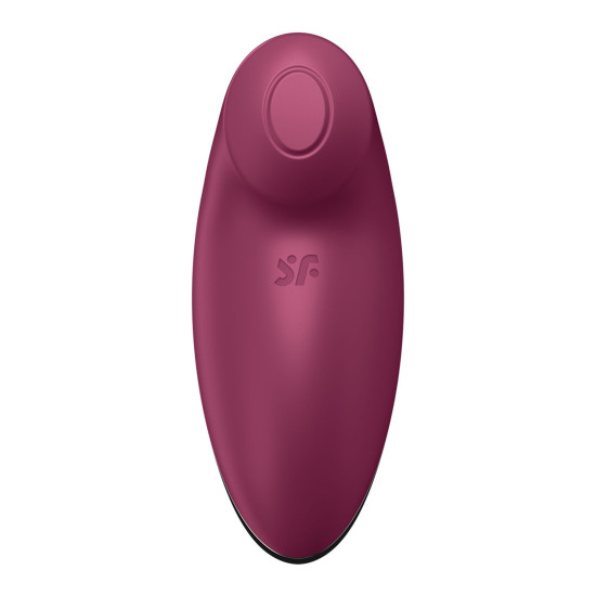 Вібростимулятор-пульсатор, червоний Satisfyer Tap & Climax 2 Red