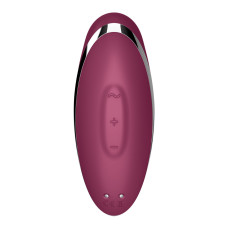 Вібростимулятор-пульсатор, червоний Satisfyer Tap & Climax 2 Red