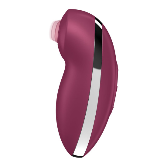 Вібростимулятор-пульсатор, червоний Satisfyer Tap & Climax 2 Red
