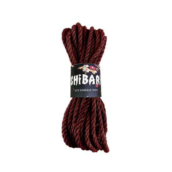 Джутовая веревка для шибари, коричневая Feral Feelings Shibari Rope Brown, 8 м