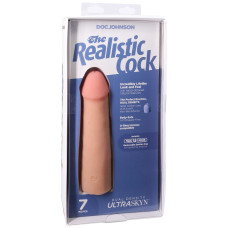 Фалоімітатор, довжина 17.8 см Doc Johnson The Realistic Cock ULTRASKYN - 7 Inch Vanilla