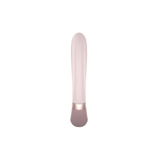 Вібратор-кролик з підігрівом, бузковий Satisfyer Heat Wave Mauve