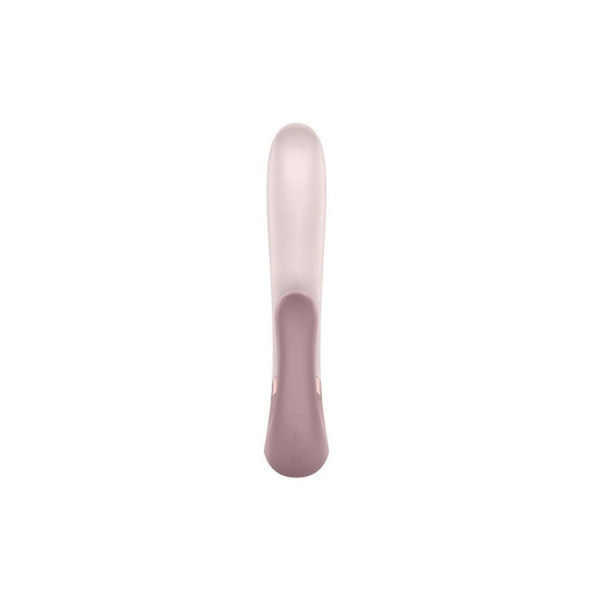 Вібратор-кролик з підігрівом, бузковий Satisfyer Heat Wave Mauve