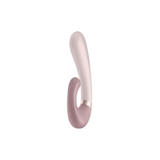 Вібратор-кролик з підігрівом, бузковий Satisfyer Heat Wave Mauve